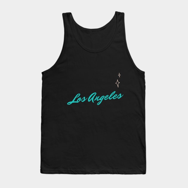 Los Angeles - Stars Tank Top by Arandas